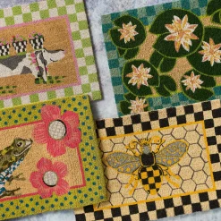 Online MacKenzie-Childs Queen Bee Entrance Mat