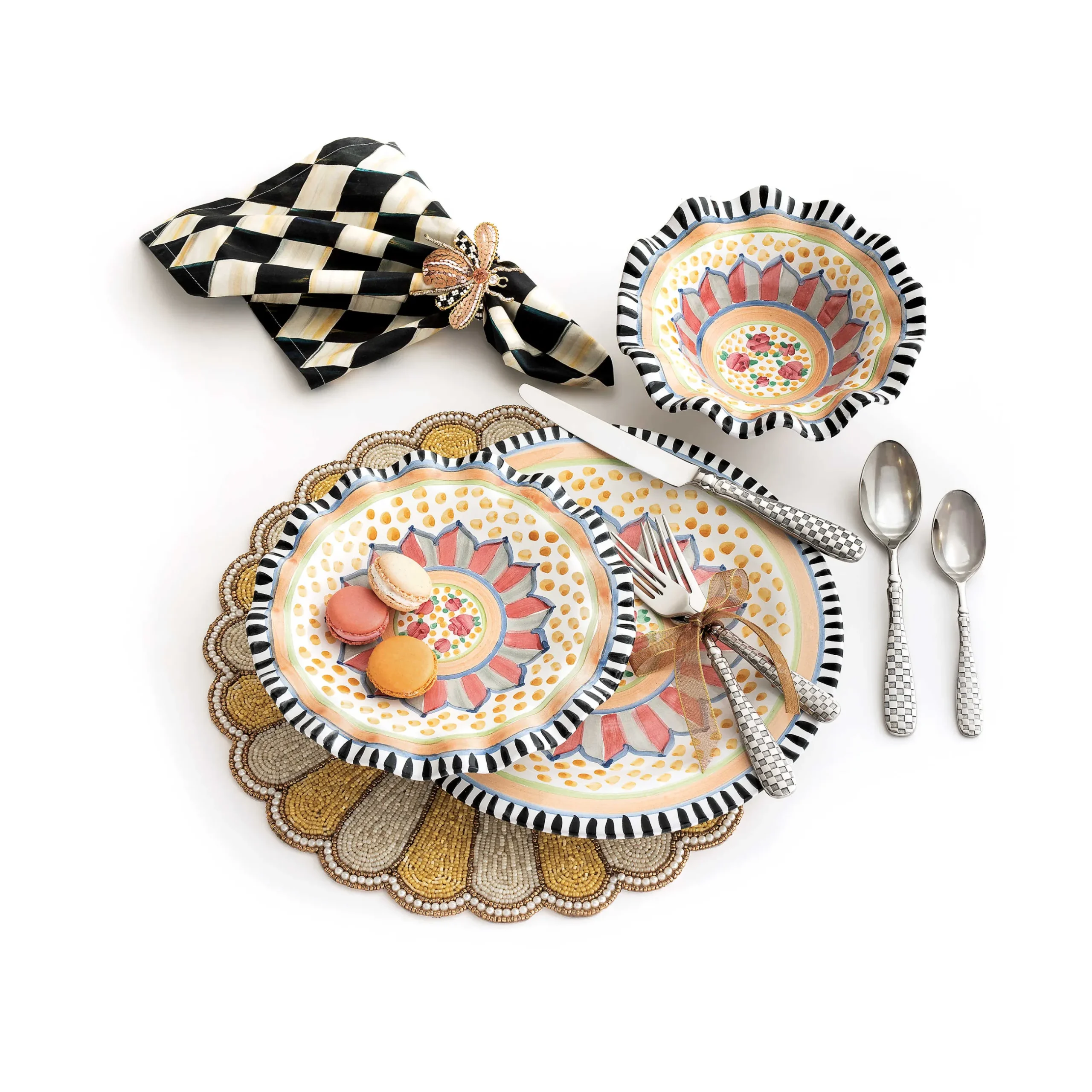 Hot MacKenzie-Childs Queen Bee Napkin Ring