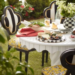 Best MacKenzie-Childs Queen Bee Outdoor Dining Chair