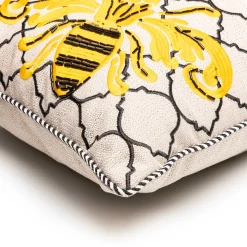 Online MacKenzie-Childs Queen Bee Outdoor Lumbar Pillow