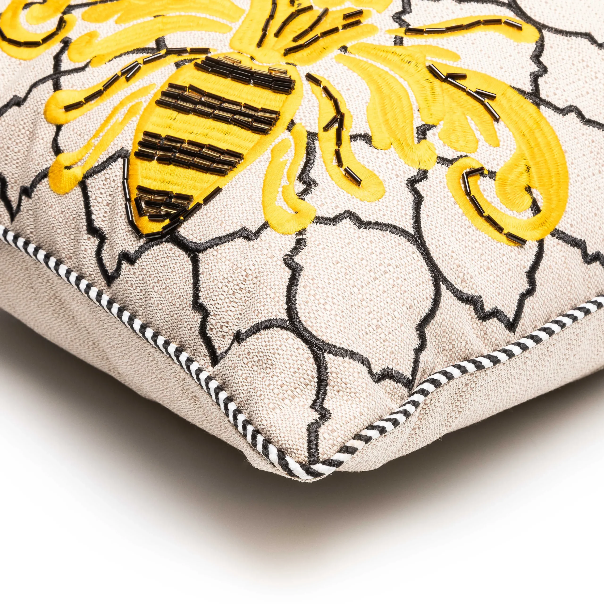 Online MacKenzie-Childs Queen Bee Outdoor Lumbar Pillow