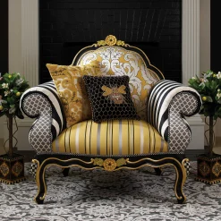 Discount MacKenzie-Childs Queen Bee Pillow