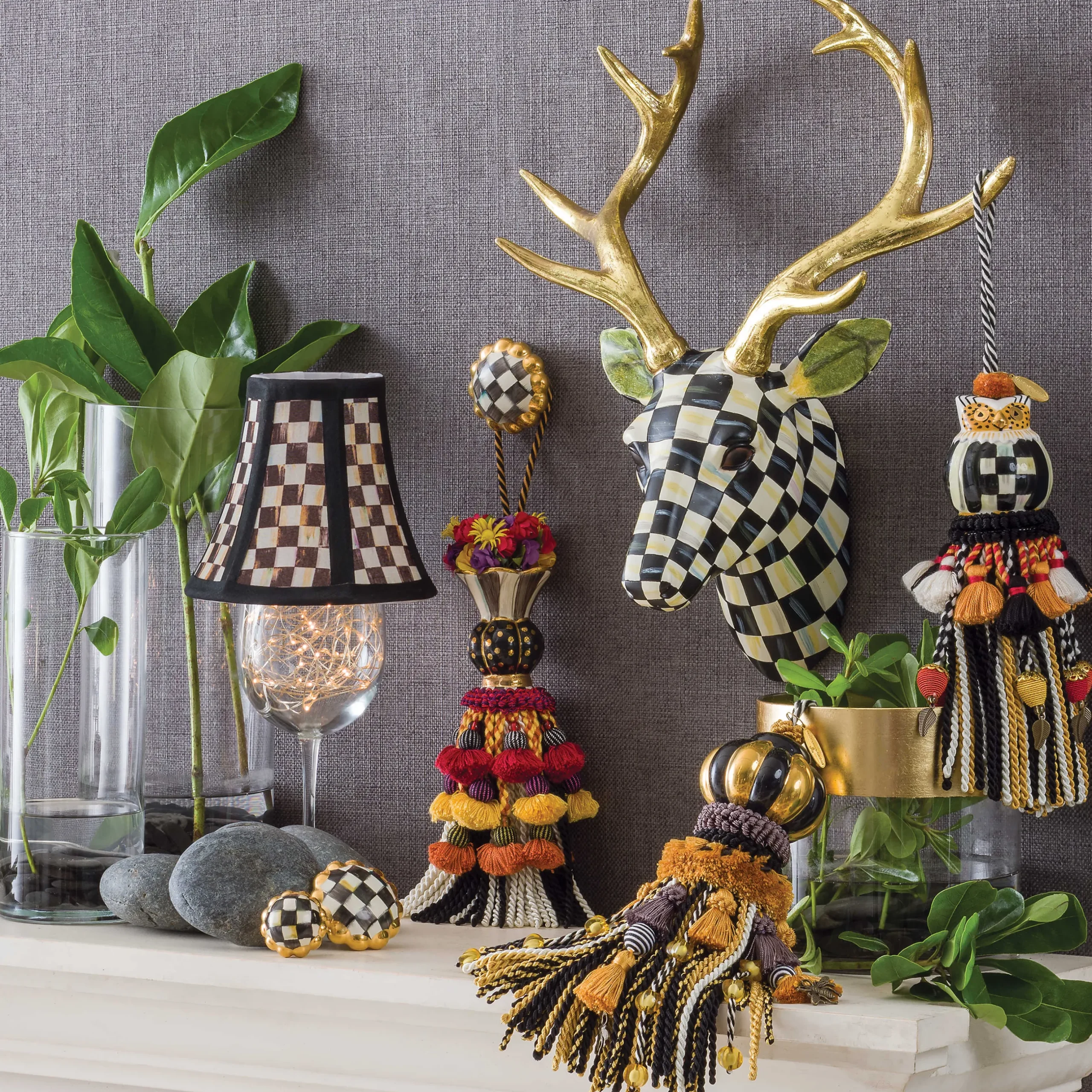 New MacKenzie-Childs Queen Bee Tassel