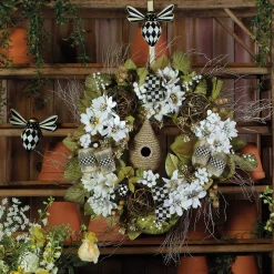 New MacKenzie-Childs Queen Bee Wreath Hanger