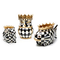 Best MacKenzie-Childs Rabbit Queen Garden Pot