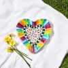 Online MacKenzie-Childs Rainbow Fluted Heart Plate