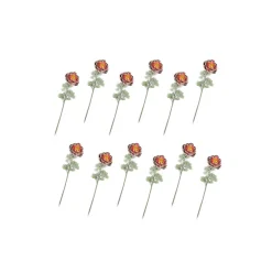 MacKenzie-Childs Ranunculus Bouquet - Peach - Set Of 12