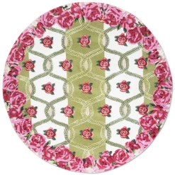 Outlet MacKenzie-Childs Really Rosy Rug - 6' Round