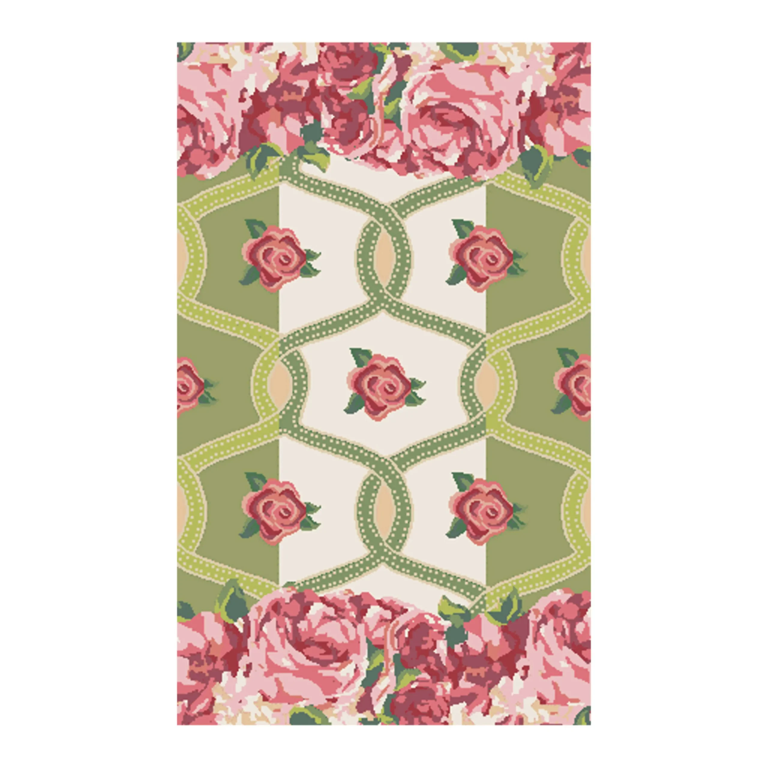 Sale MacKenzie-Childs Really Rosy Rug - 2'3" X 3'9"