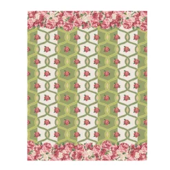 Hot MacKenzie-Childs Really Rosy Rug - 8' X 10'