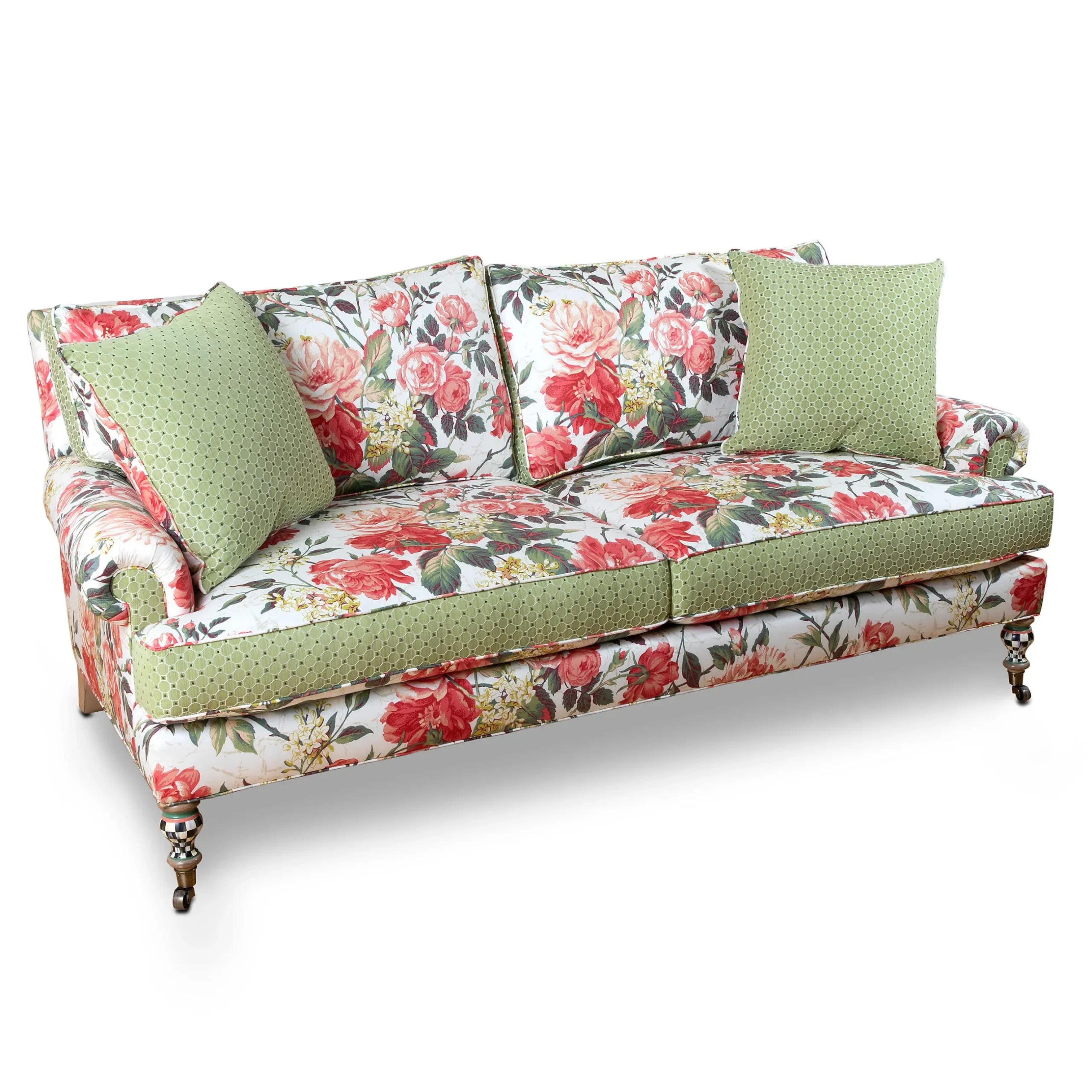Best MacKenzie-Childs Really Rosy Sofa