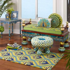 Online MacKenzie-Childs Ridiculous Peacock Bench