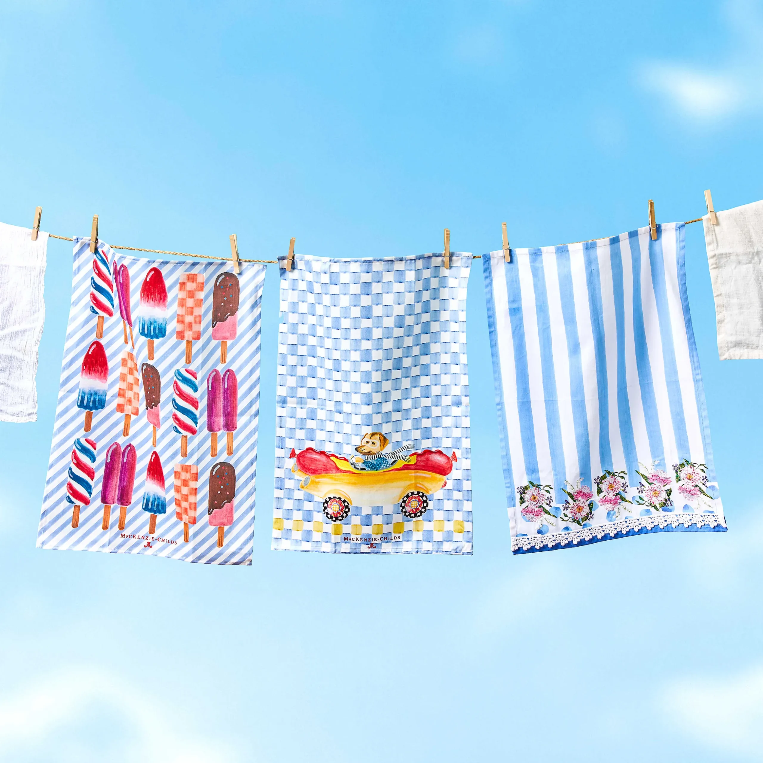 Best MacKenzie-Childs Roadster Dish Towel