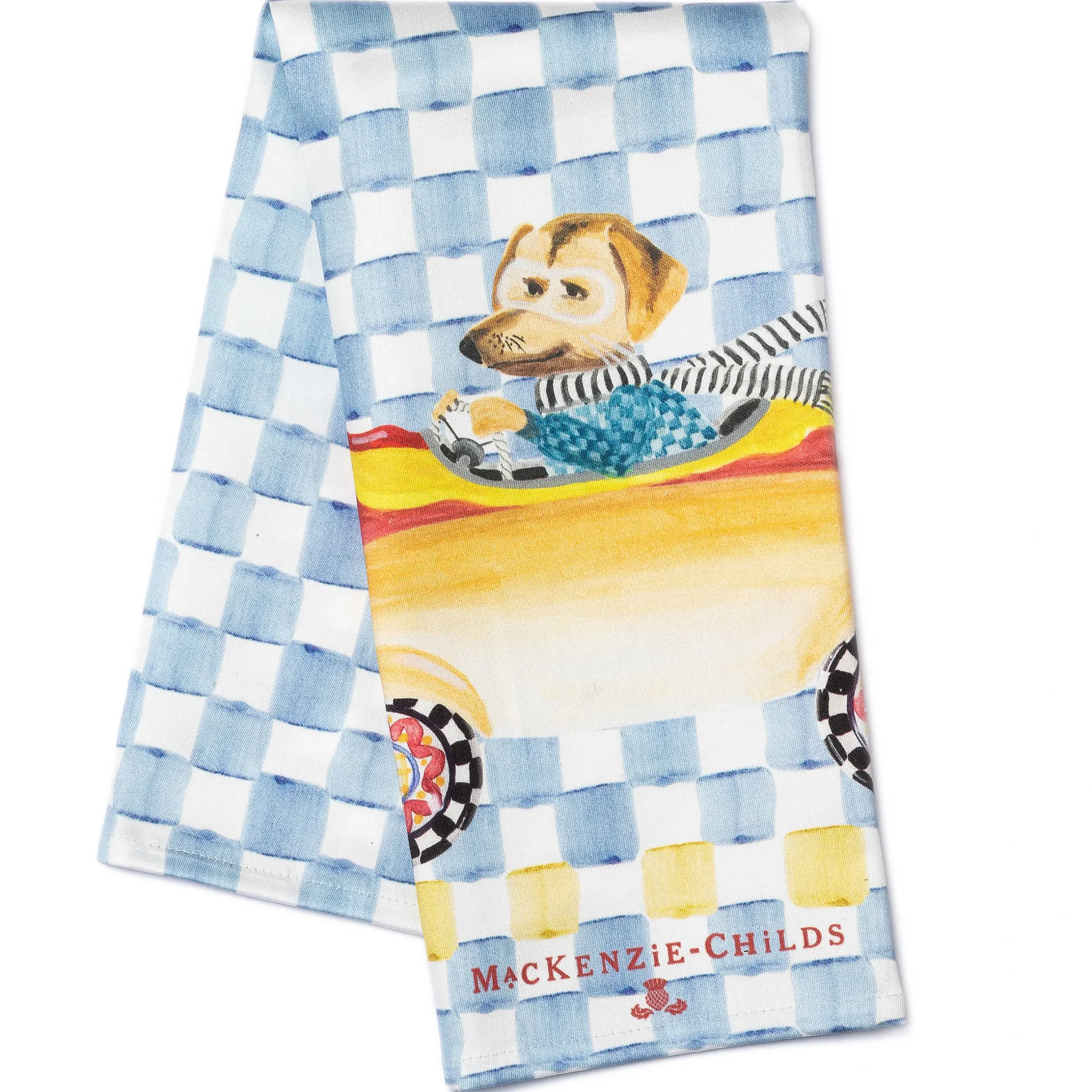 Best MacKenzie-Childs Roadster Dish Towel