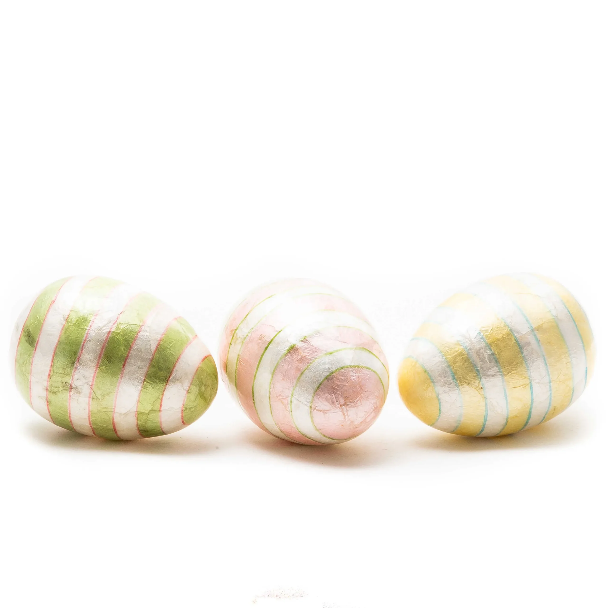 Online MacKenzie-Childs Rose Garden Stripe Eggs - Set Of 3