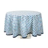 New MacKenzie-Childs 90" Round Royal Check Tablecloth