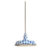 Sale MacKenzie-Childs Royal Check Barn Pendant Lamp - 18"