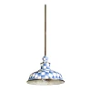 Sale MacKenzie-Childs Royal Check Barn Pendant Lamp - 12"