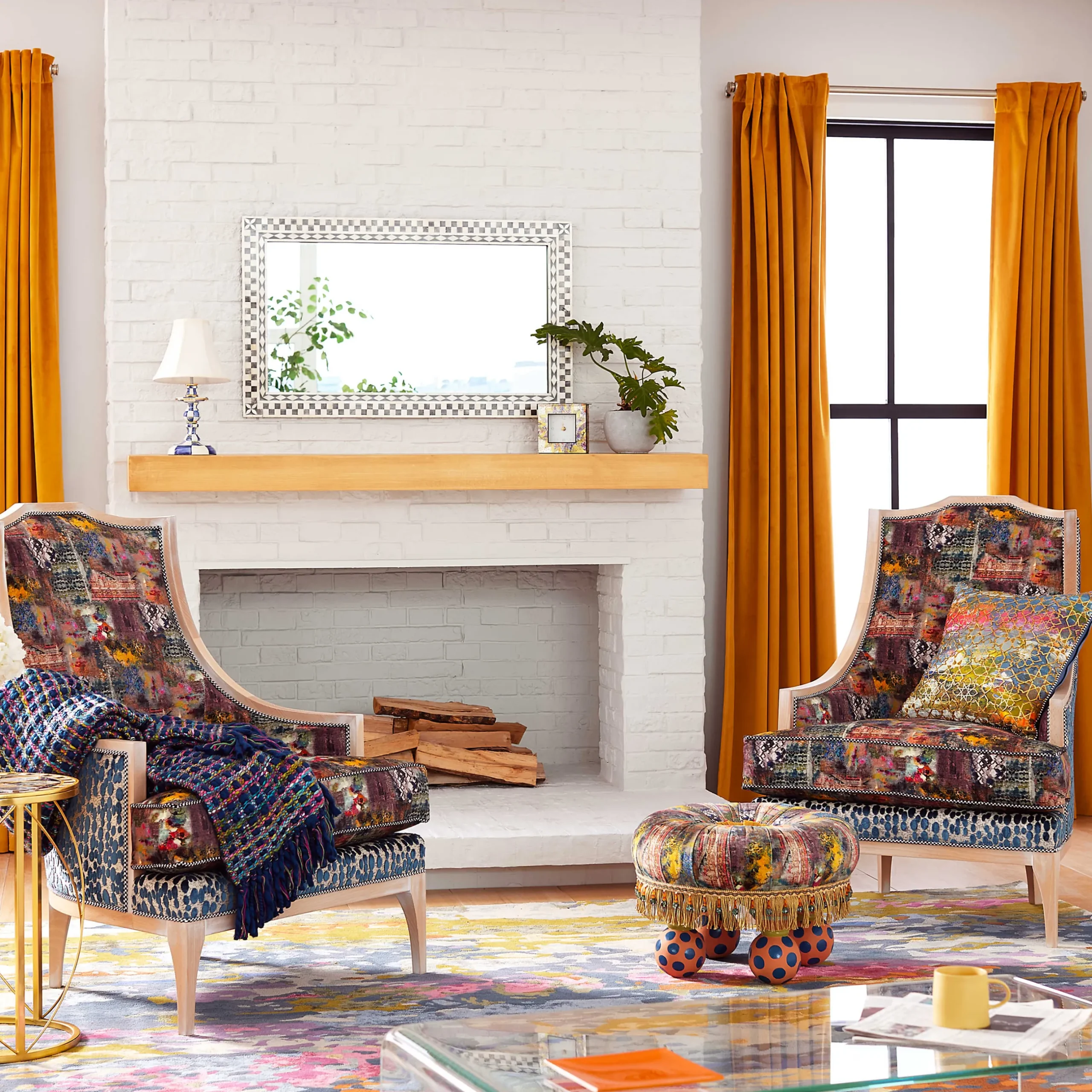 Online MacKenzie-Childs Royal Check Candlestick Lamp