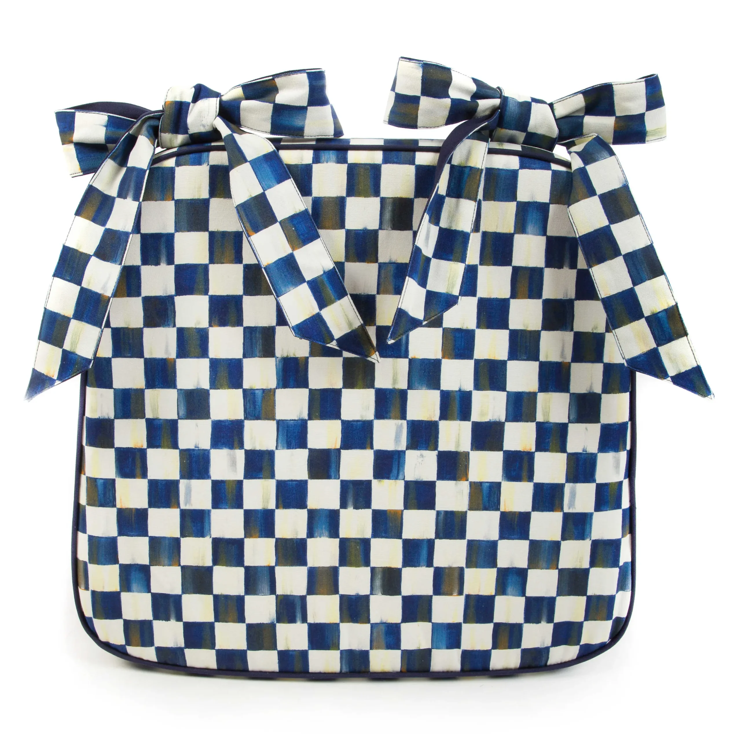 Best MacKenzie-Childs Royal Check Chair Cushion