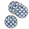 Sale MacKenzie-Childs Royal Check Enamel Appetizer Plates - Set Of 4