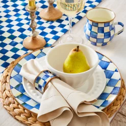 Outlet MacKenzie-Childs Royal Check Enamel Charger/Plate