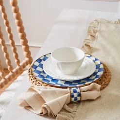 Outlet MacKenzie-Childs Royal Check Enamel Charger/Plate