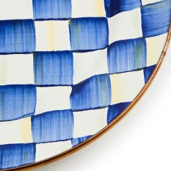 Outlet MacKenzie-Childs Royal Check Enamel Charger/Plate