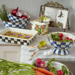 Sale MacKenzie-Childs Royal Check Enamel Colander - Large