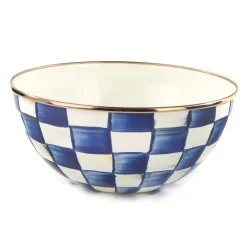 Discount MacKenzie-Childs Royal Check Enamel Everyday Bowl - Small