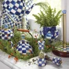 Discount MacKenzie-Childs Royal Check Enamel Grinder