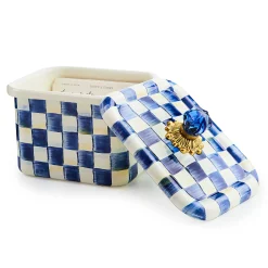 Best MacKenzie-Childs Royal Check Enamel Recipe Box