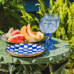 Sale MacKenzie-Childs Royal Check Enamel Salad/Dessert Plate