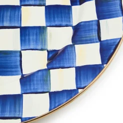 Clearance MacKenzie-Childs Royal Check Enamel Serving Platter