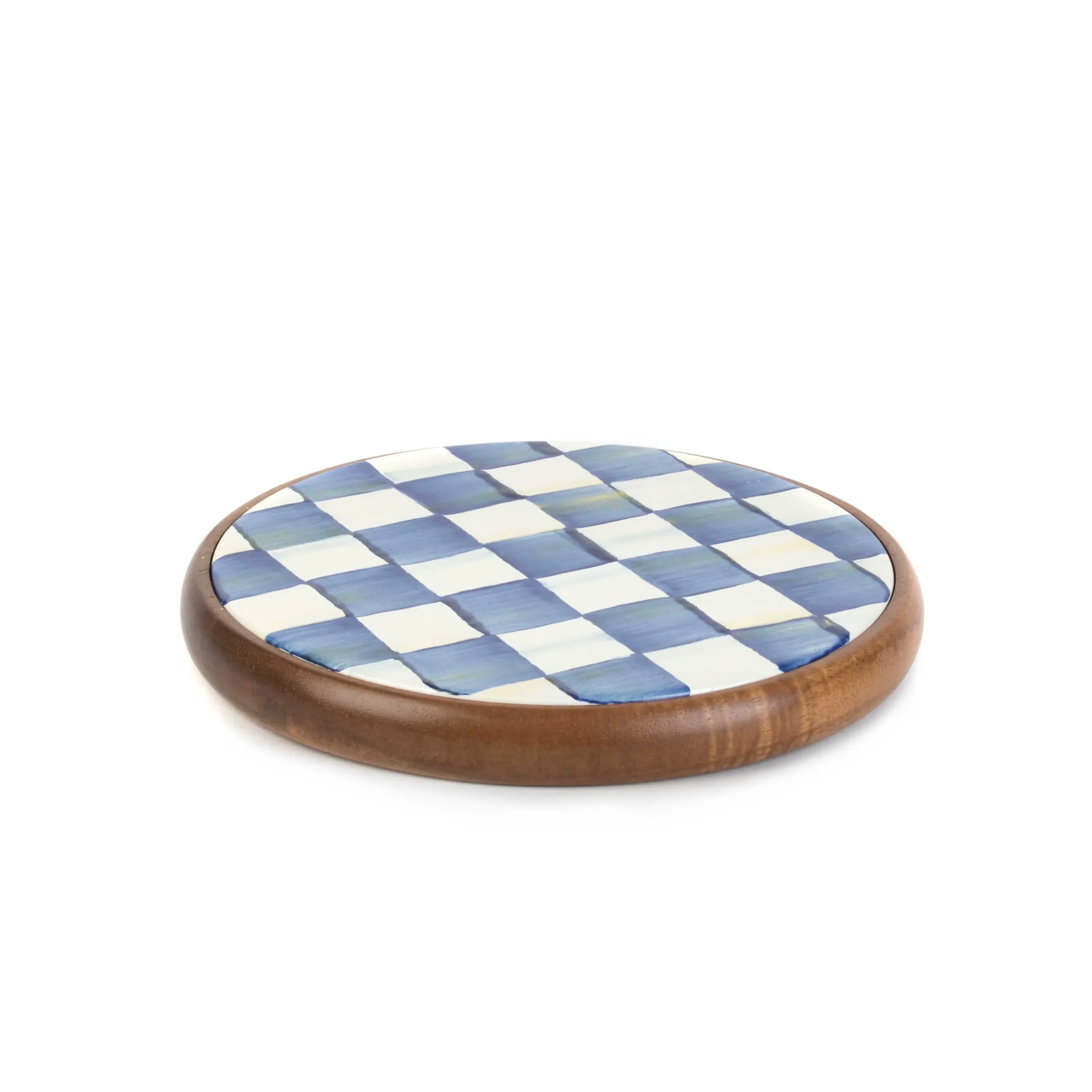 MacKenzie-Childs Royal Check Enamel Trivet