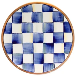 New MacKenzie-Childs Royal Check Enamel Trivet - Large