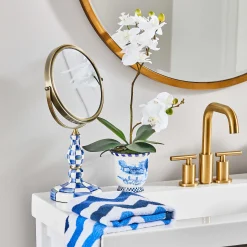Online MacKenzie-Childs Royal Check Enamel Vanity Mirror