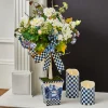 Outlet MacKenzie-Childs Royal Check Flicker 6" Pillar Candle