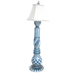 New MacKenzie-Childs Royal Check Floor Lamp