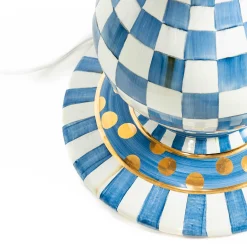 New MacKenzie-Childs Royal Check Floor Lamp