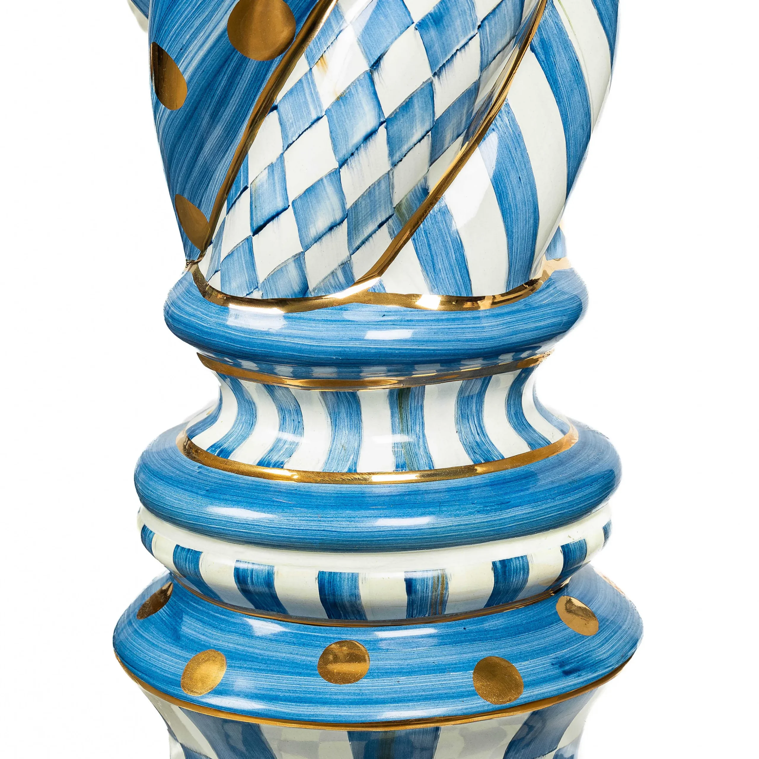 New MacKenzie-Childs Royal Check Floor Lamp