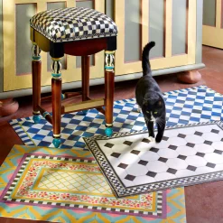 Discount MacKenzie-Childs Royal Check Floor Mat - 3' X 5'
