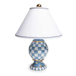 MacKenzie-Childs Royal Check Globe Lamp