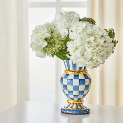 Sale MacKenzie-Childs Royal Check Great Vase