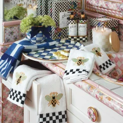 Hot MacKenzie-Childs Royal Check Hand Towel