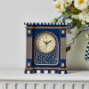Best MacKenzie-Childs Royal Check Mantel Clock