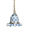 Clearance MacKenzie-Childs Royal Check Pendant Lamp - Small