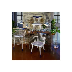 MacKenzie-Childs Royal Check Reading Floor Lamp