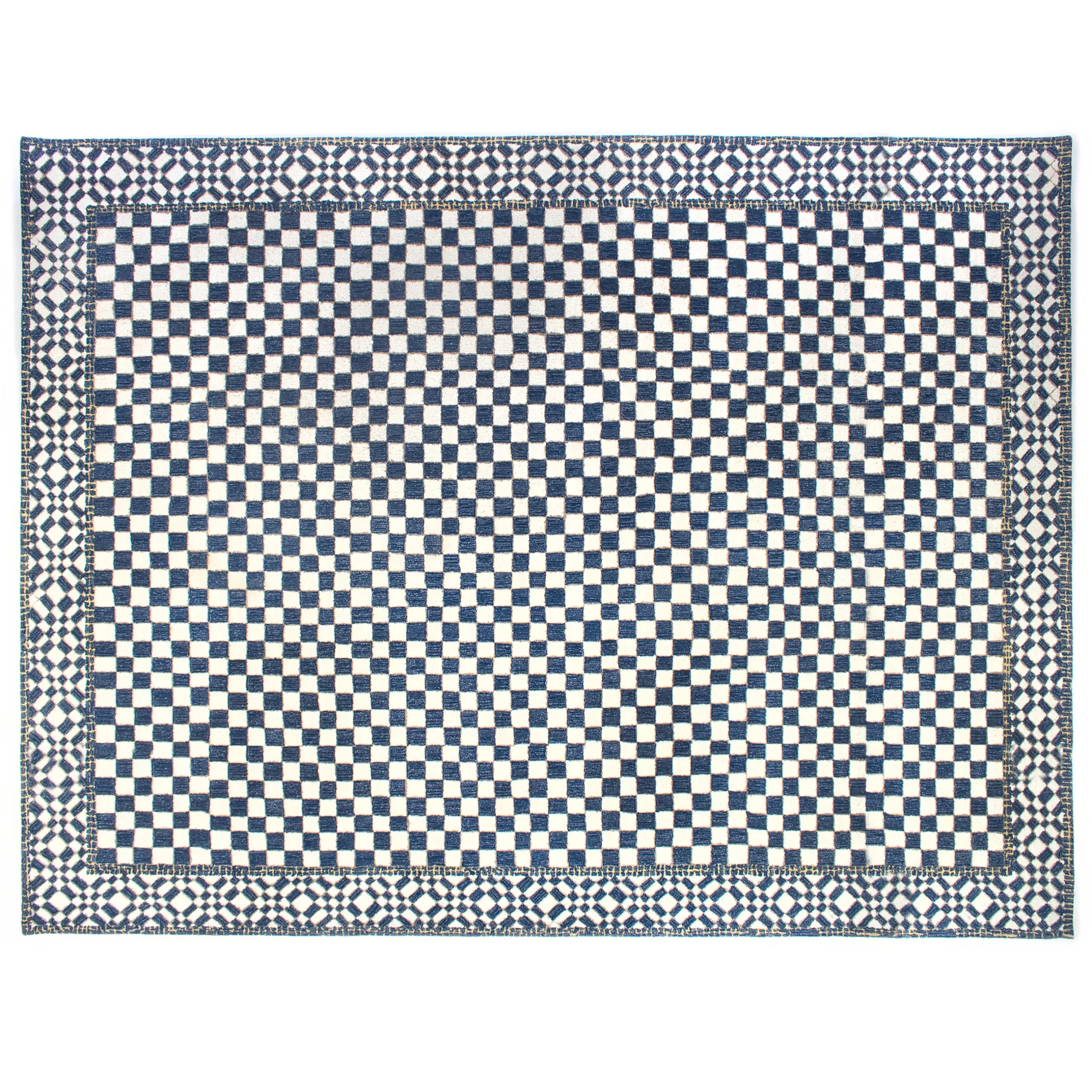 Hot MacKenzie-Childs Royal Check Rug - 9' X 12'