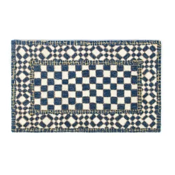 Hot MacKenzie-Childs Royal Check Rug - 2'3" X 3'9"